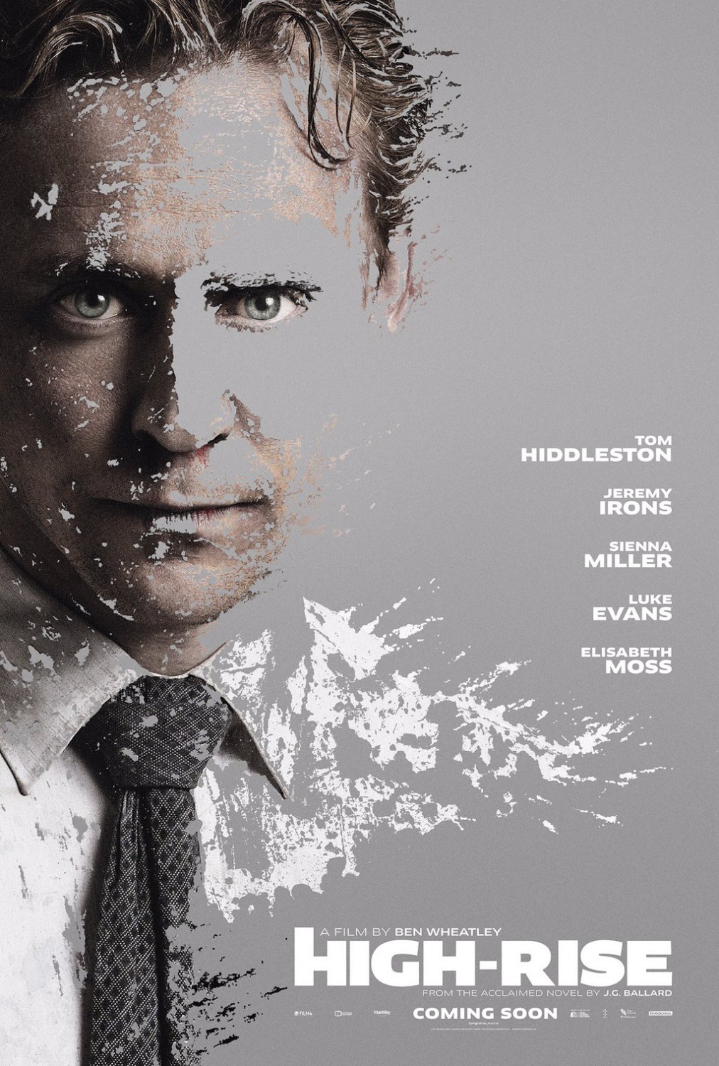 High-Rise new poster features Tom Hiddleston covered in paint - SciFiNow