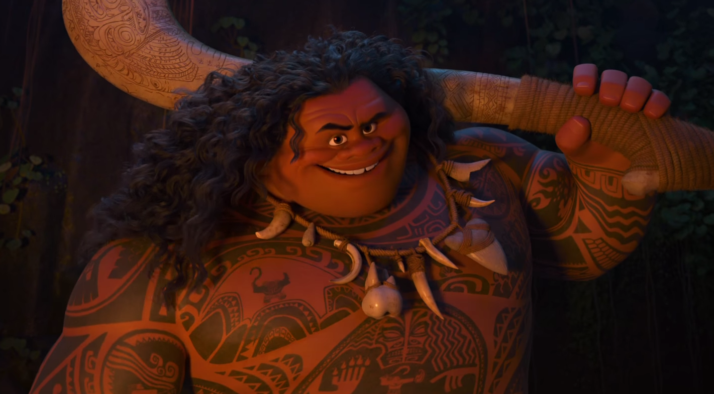 Moana first teaser trailer introduces Maui and his magical fish
