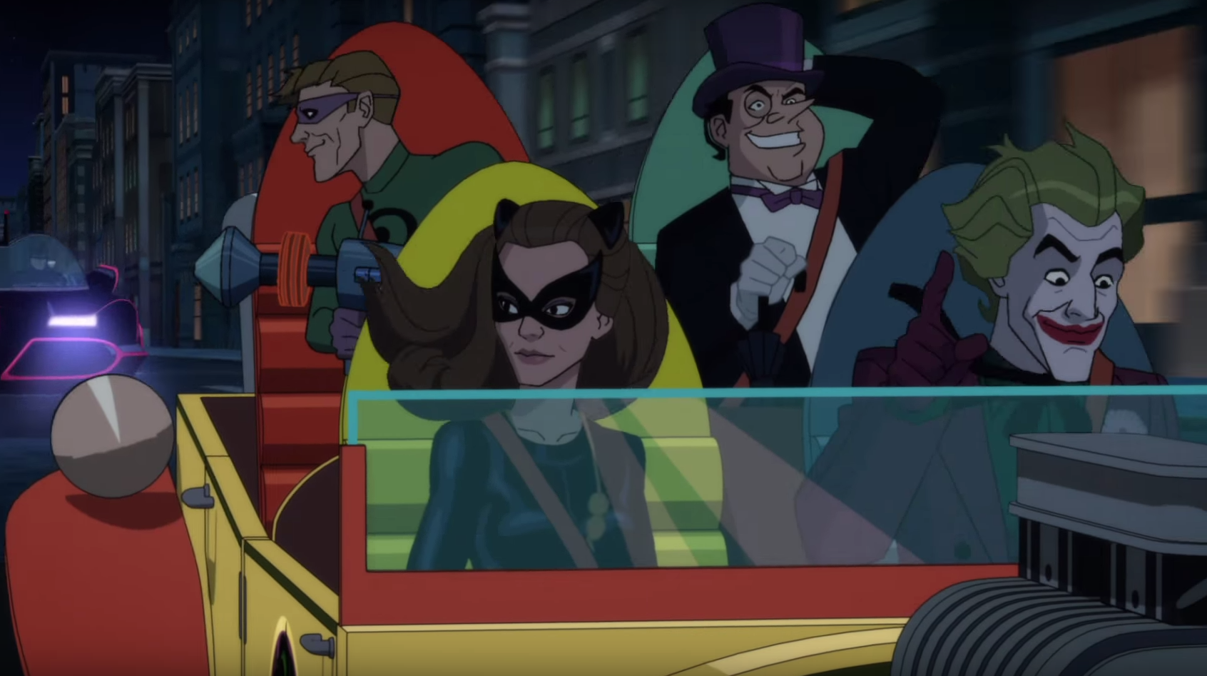 Batman: Return Of The Caped Crusaders trailer and art stop jaywalking -  SciFiNow - Science Fiction, Fantasy and Horror