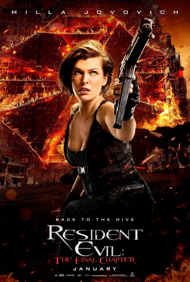Resident Evil: The Final Chapter's New Action Packed Posters Out